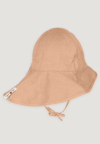 Pălărie ajustabilă Original din cânepă și bumbac - Apricot Cheese 3-12/18 luni (43-49 cm)