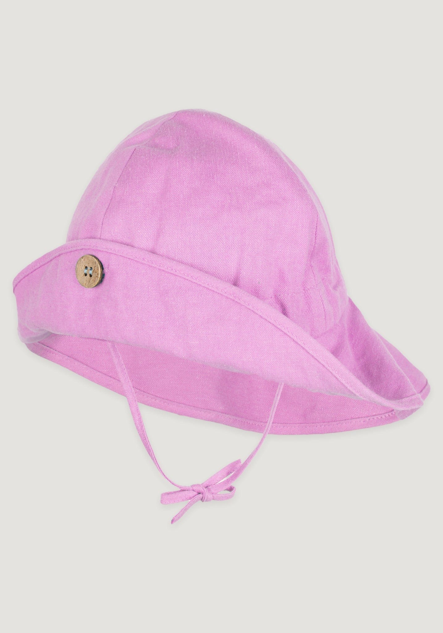 Pălărie ajustabilă Original din cânepă și bumbac - Cyclamen Blossom Manymonths HipHip.ro