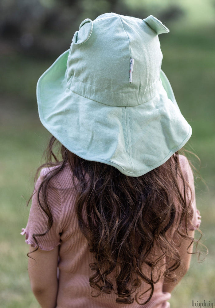 Pălărie ajustabilă din cânepă și bumbac - Teddy Bear Jade Manymonths HipHip.ro