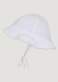 Pălărie bumbac - Flora White mp Denmark HipHip.ro