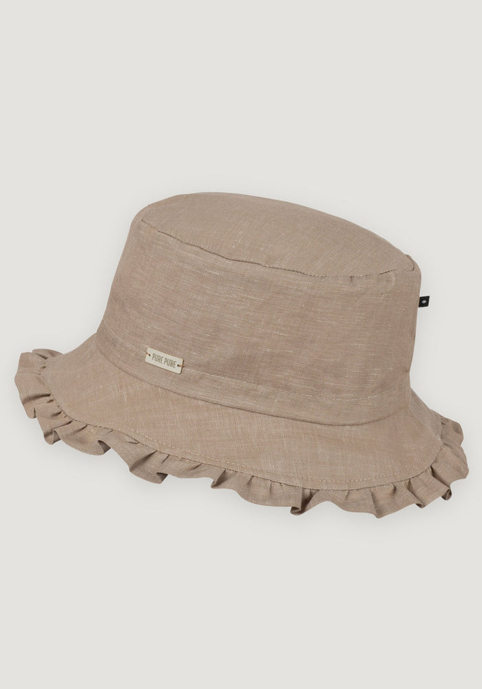Pălărie Light din bumbac și in - Dune 51 cm