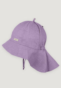 Pălărie Light din bumbac și in - Lavender 45 cm