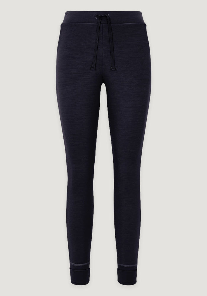 Pantaloni femei din lână merinos super fină - 24/7 Midnight Smalls HipHip.ro