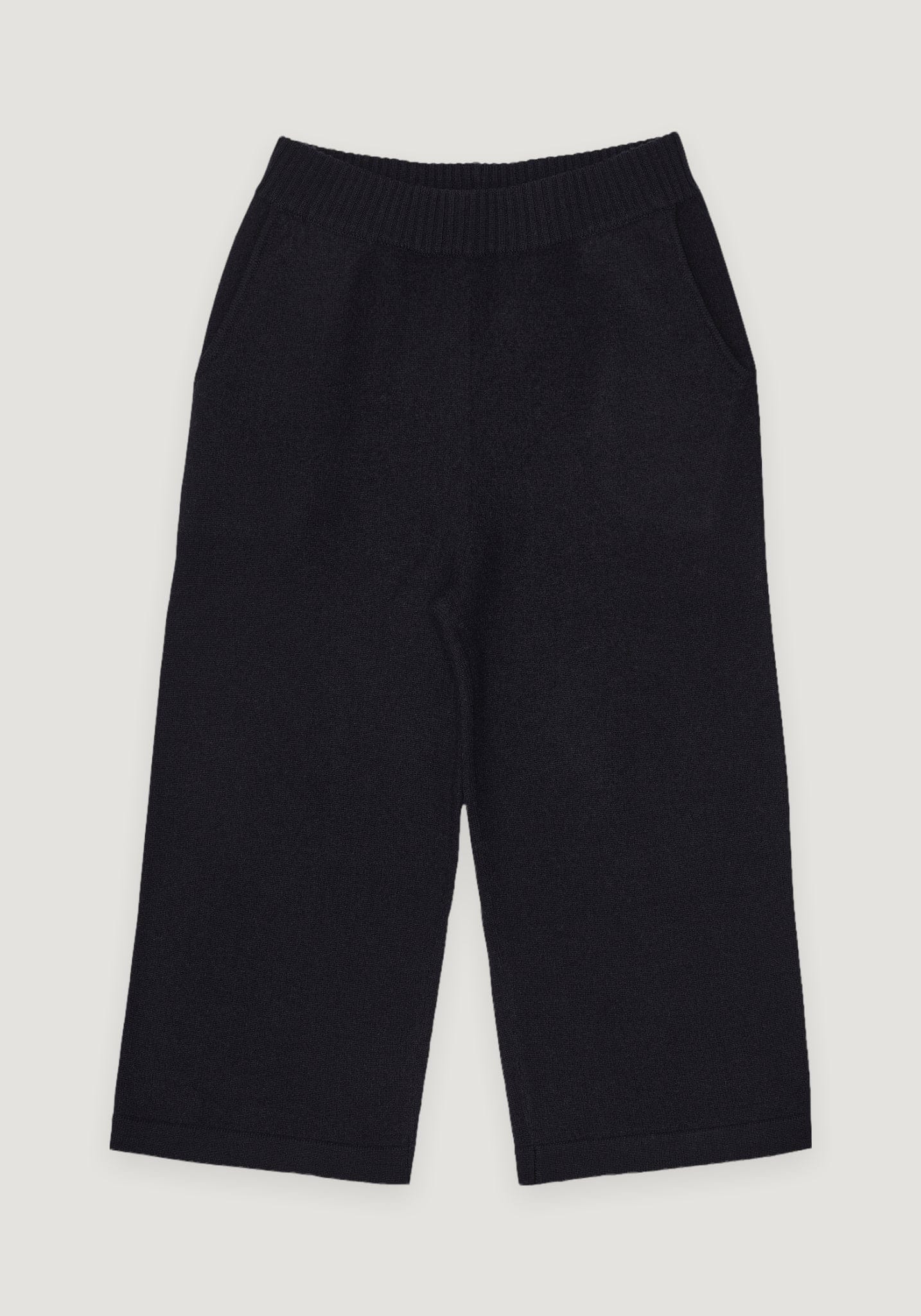 Pantaloni din lână feltuită - Dark Navy FUB HipHip.ro
