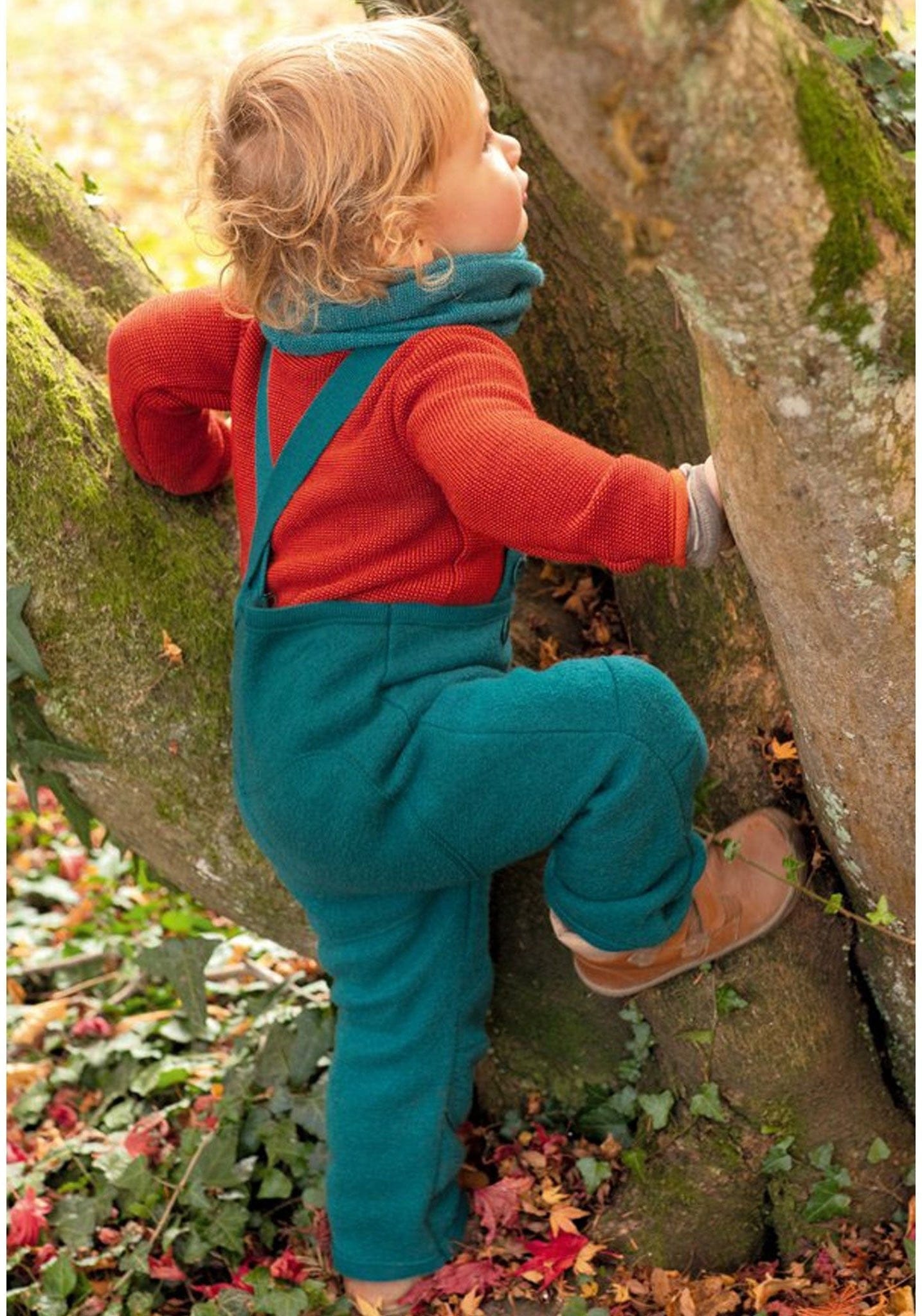 Pantaloni din lână merinos fiartă - Pacific Disana HipHip.ro