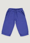 Pantaloni din muselină dublă de bumbac - Pomelos Dazzling Blue Poudre Organic HipHip.ro
