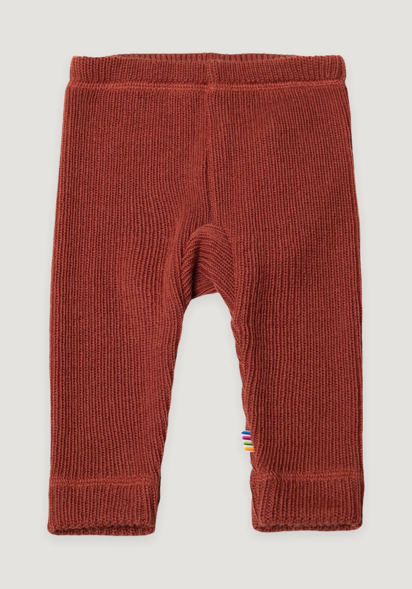 Pantaloni lână merinos - Rib Chili Red Joha HipHip.ro