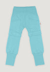 Pantaloni lungi/scurți (2 în 1) din cânepă și bumbac - Yoga Angel Turquoise 1-2/2,5 ani (80-92/98 cm)