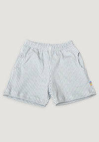Pantaloni scurți bumbac - Milk Stripe White/Blue Aop 90