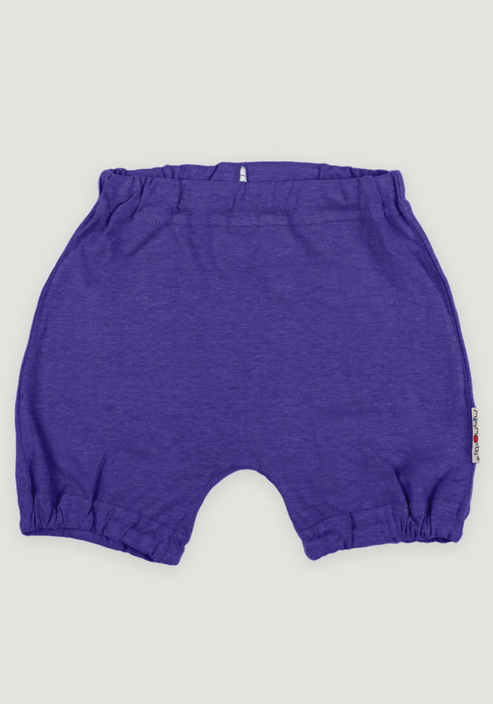 Pantaloni scurți din cânepă și bumbac - Bubble Blue Purple 0-12/18 luni (50-80/86 cm)