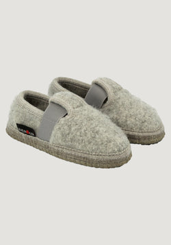 Pantofi interior lână - Joschi Stone Grey (copii și adulți) Haflinger HipHip.ro