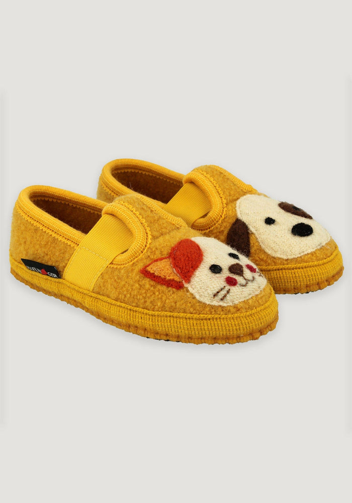 Pantofi interior lână - Pets Yellow Haflinger HipHip.ro