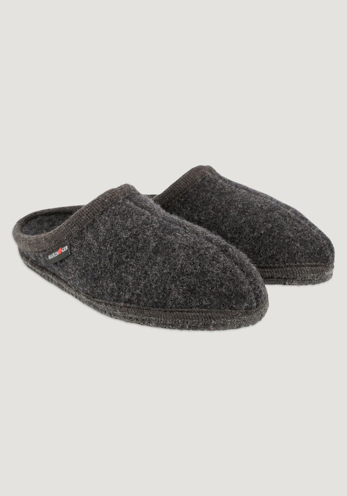 Papuci adulți lână - Alaska Graphite Haflinger HipHip.ro