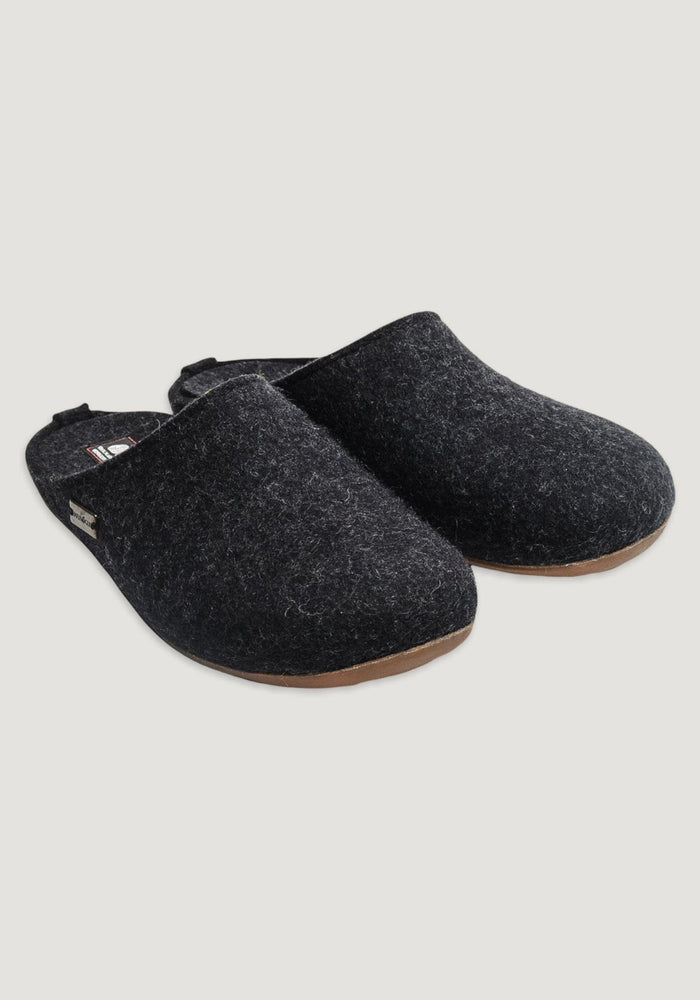 Papuci adulți lână - Fundus Graphite Haflinger HipHip.ro