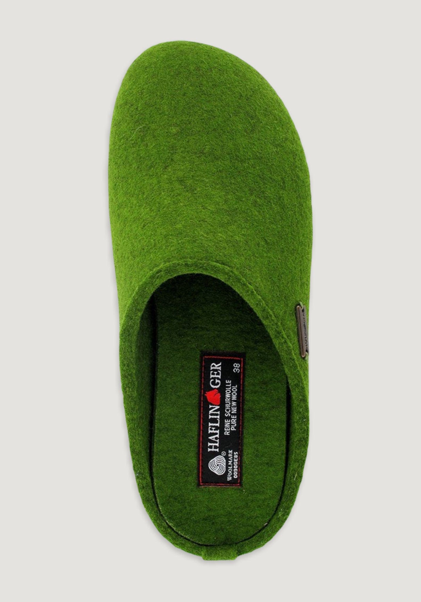 Papuci adulți lână - Fundus Green Haflinger HipHip.ro