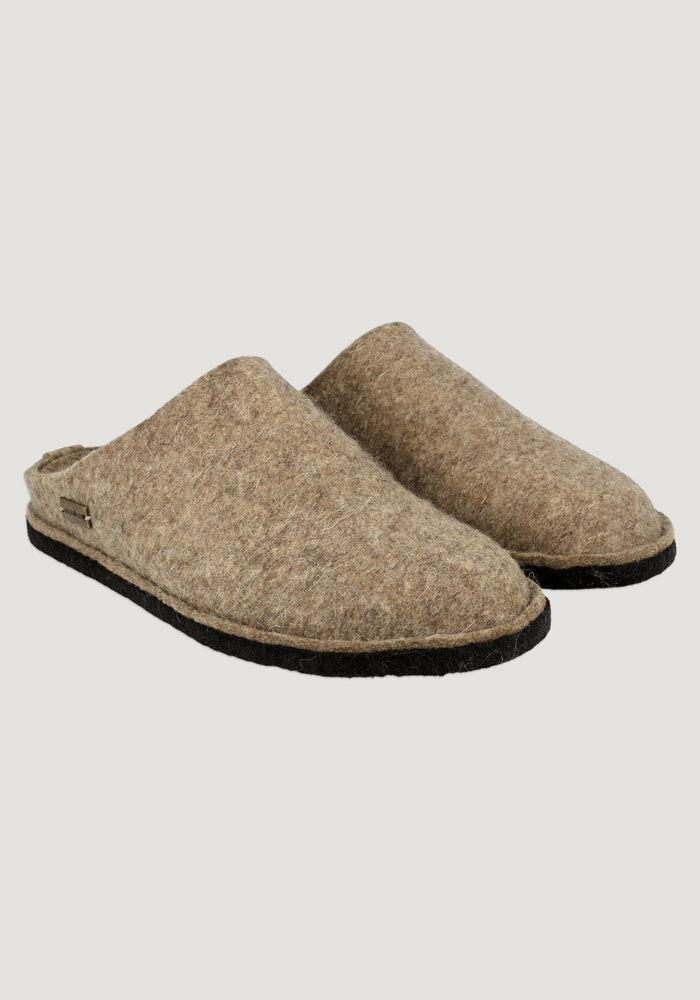 Papuci adulți lână - Soft Latte Haflinger HipHip.ro