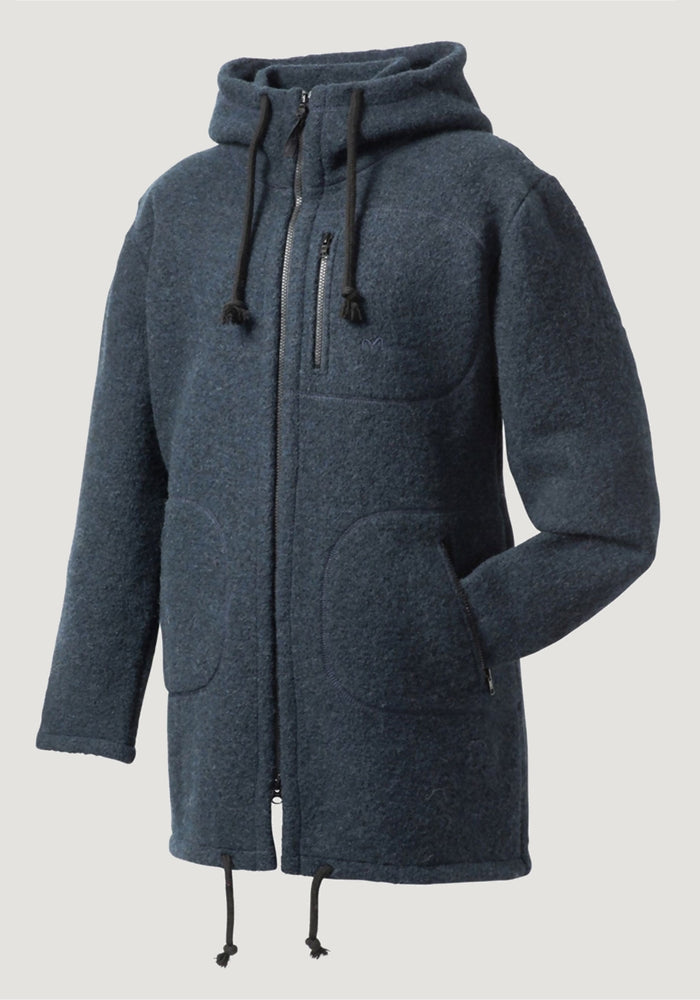 Parka bărbați W300 din lână fiartă - Patrick Navy Mufflon HipHip.ro