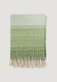 Pled lână - Havanna Green Multi Klippan HipHip.ro