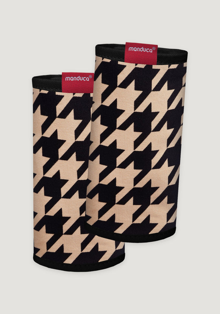 Protecții bretele Manduca - Pepita Black Manduca HipHip.ro