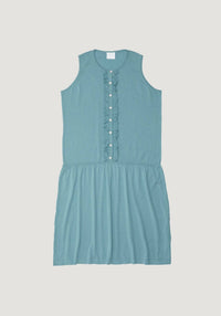 Rochie femei din bumbac - Blue FUB Woman HipHip.ro