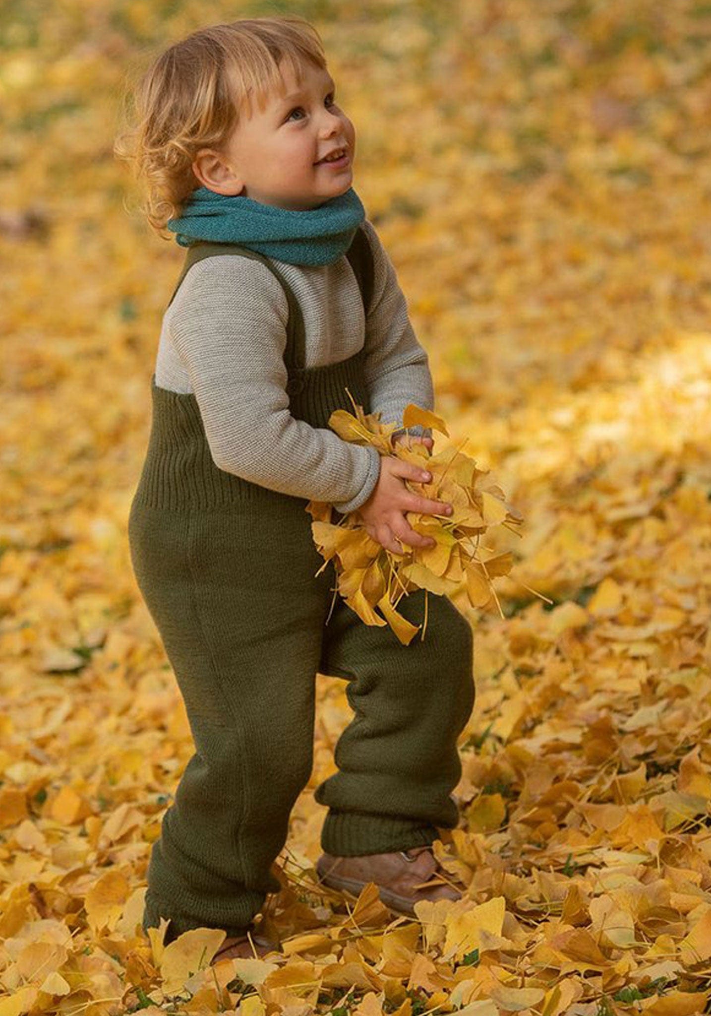 Salopetă lână merinos - Olive Disana HipHip.ro