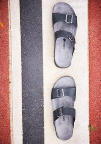 Sandale adulți piele - Bio Andrea Graphit Haflinger HipHip.ro