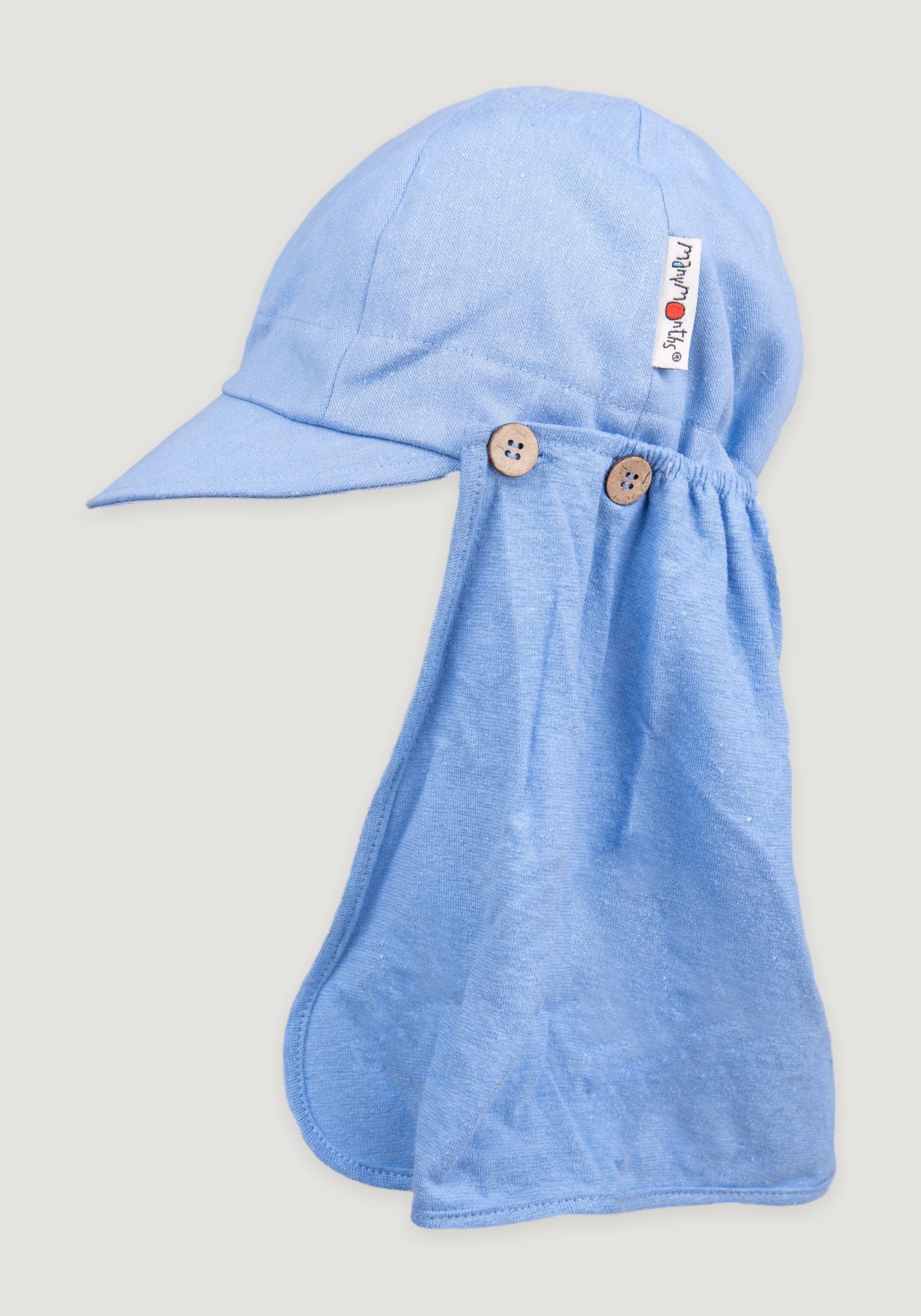 Șapcă ajustabilă din cânepă și bumbac - Della Robbia Blue Manymonths HipHip.ro