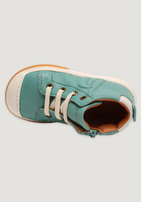 Sneakers First Step piele - Sakso Turquoise 20