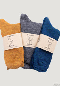 Șosete extrafine adulti baby alpaca - Cobalt Melange De Colores HipHip.ro