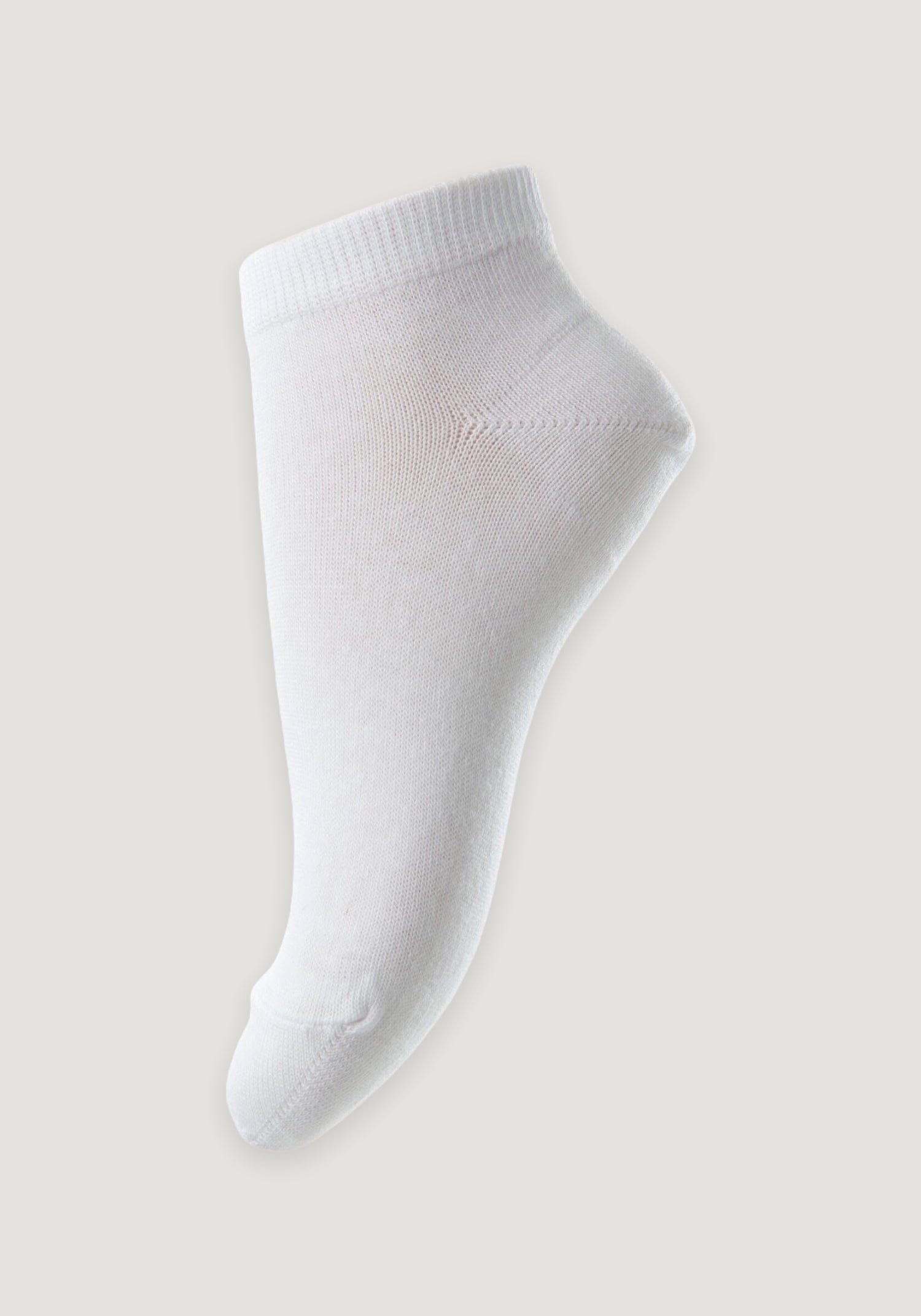 Șosete Plain extrafine din bumbac (copii și adulți) - Footie White mp Denmark HipHip.ro
