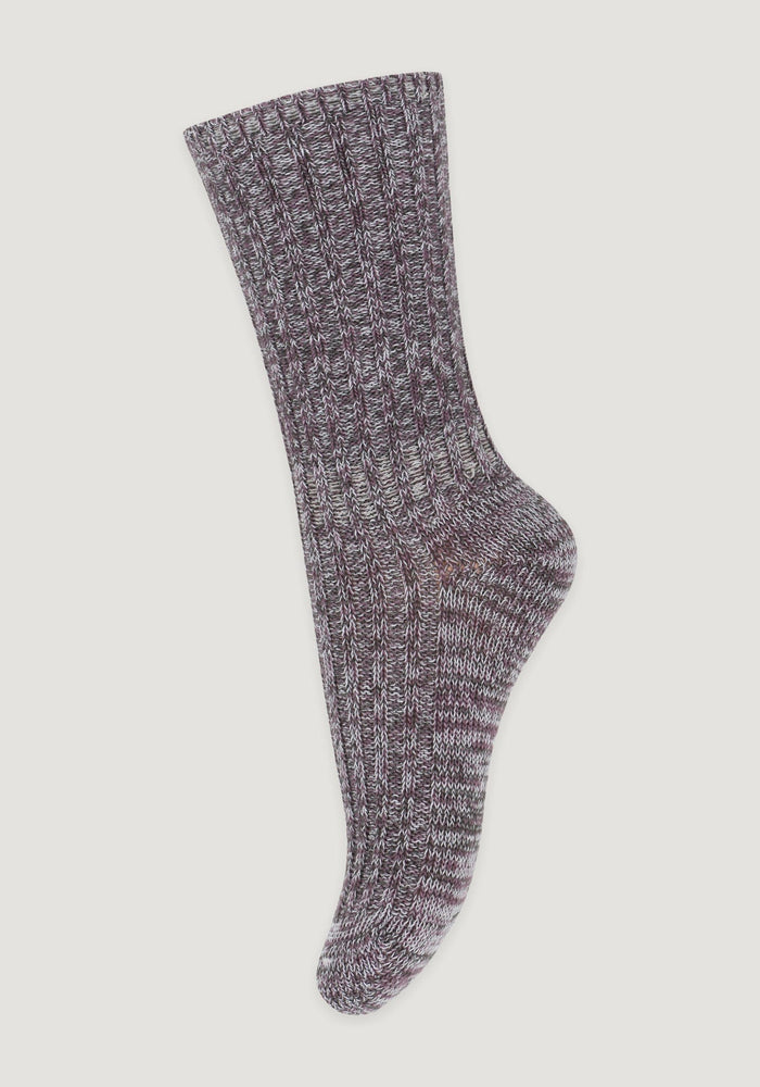 Șosete groase bumbac (copii și femei) - Re-stock Dark Purple Dove mp Denmark HipHip.ro