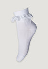 Șosete extrafine bumbac - Lace White mp Denmark HipHip.ro