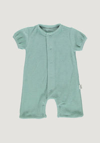 Summersuit terry din bumbac - Fenouil Blue Surf Poudre Organic HipHip.ro
