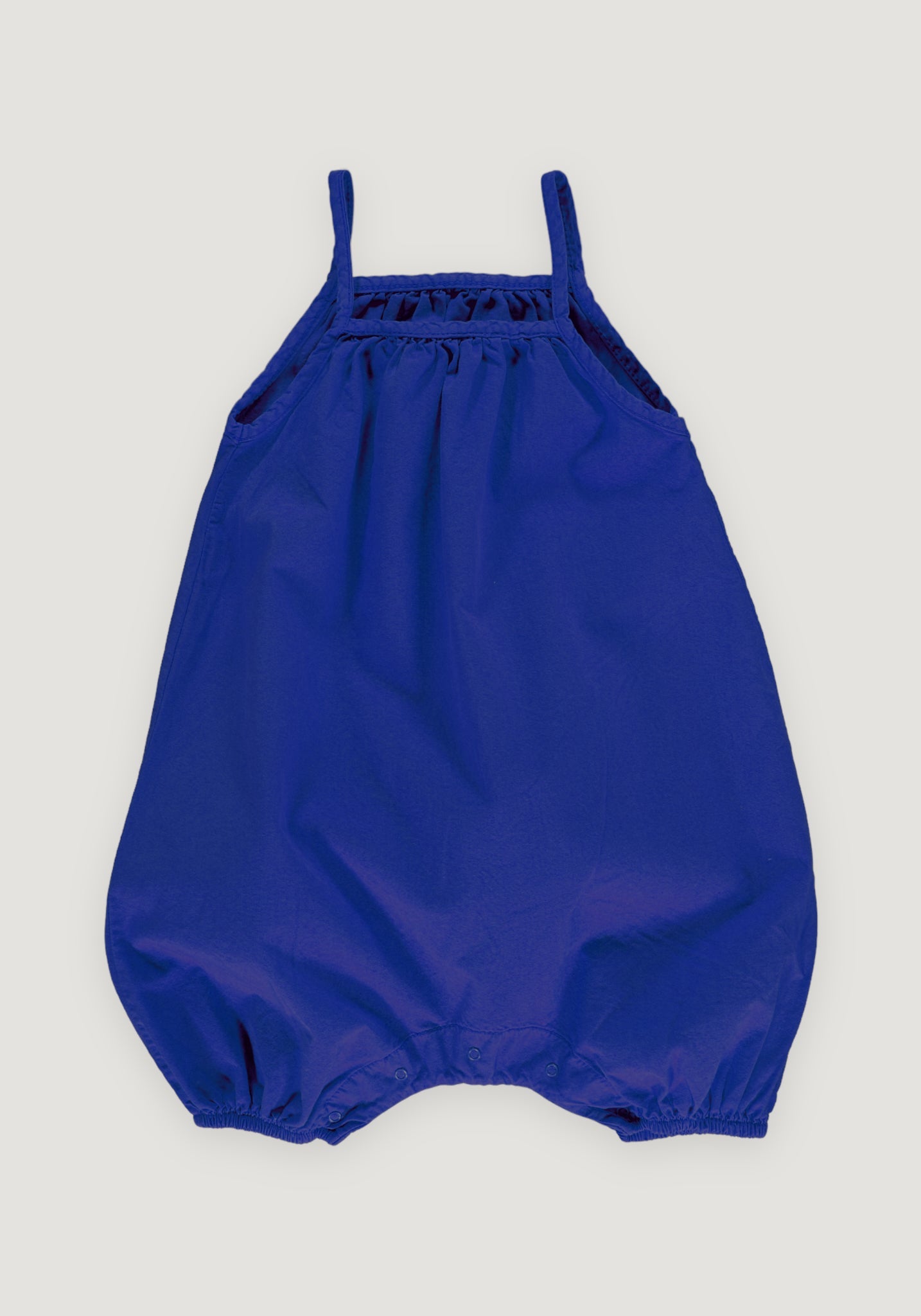 Summersuit twill din bumbac - Coucou Dazzling Blue Poudre Organic HipHip.ro