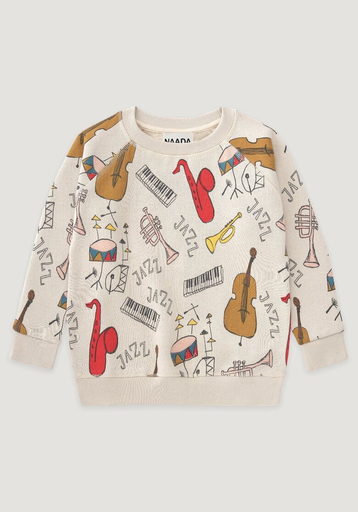 Sweatshirt fleece din bumbac - Jazzzzz Naada HipHip.ro