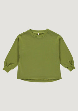 Sweatshirt fleece din bumbac - Leaf Easy Monkind HipHip.ro