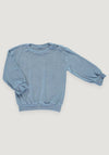 Sweatshirt terry din bumbac - Cassandre Blue Fog Poudre Organic HipHip.ro