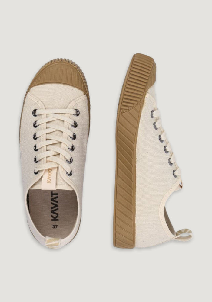 Teniși adulți bumbac - Lindbacka Ivory Kavat HipHip.ro