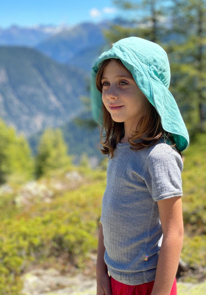 Tricou lână merinos - Basic Grey Joha HipHip.ro