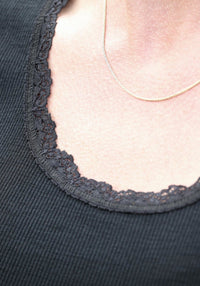 Tricou femei din lână merinos - Cecilie Black Joha Woman HipHip.ro