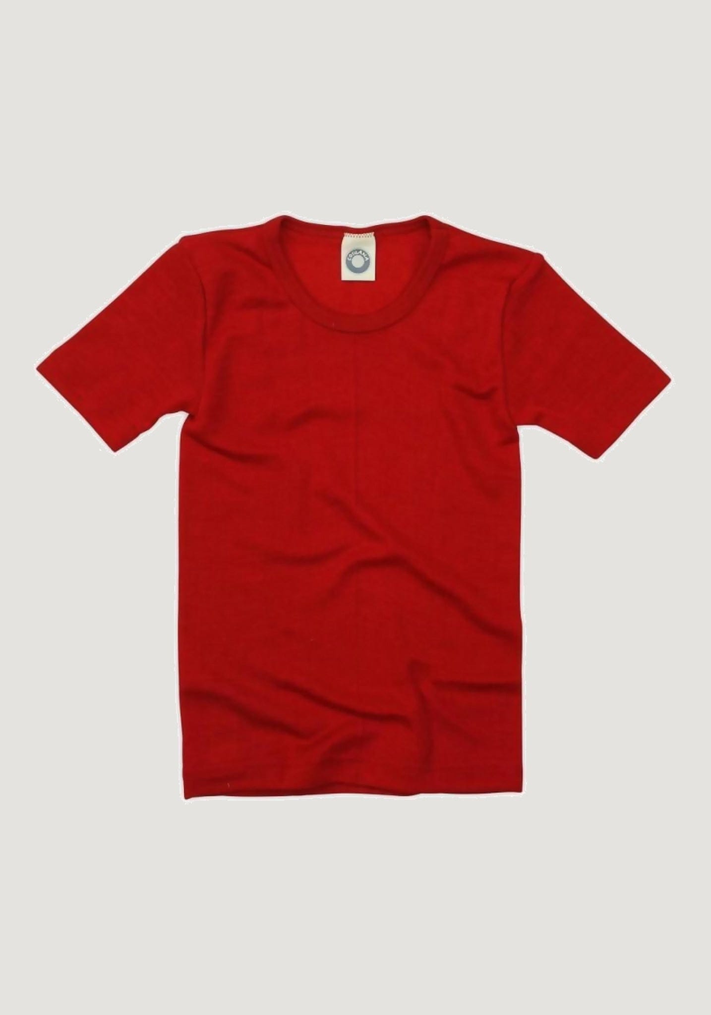 Tricou sealmess din lână merinos și mătase - Red Cosilana HipHip.ro