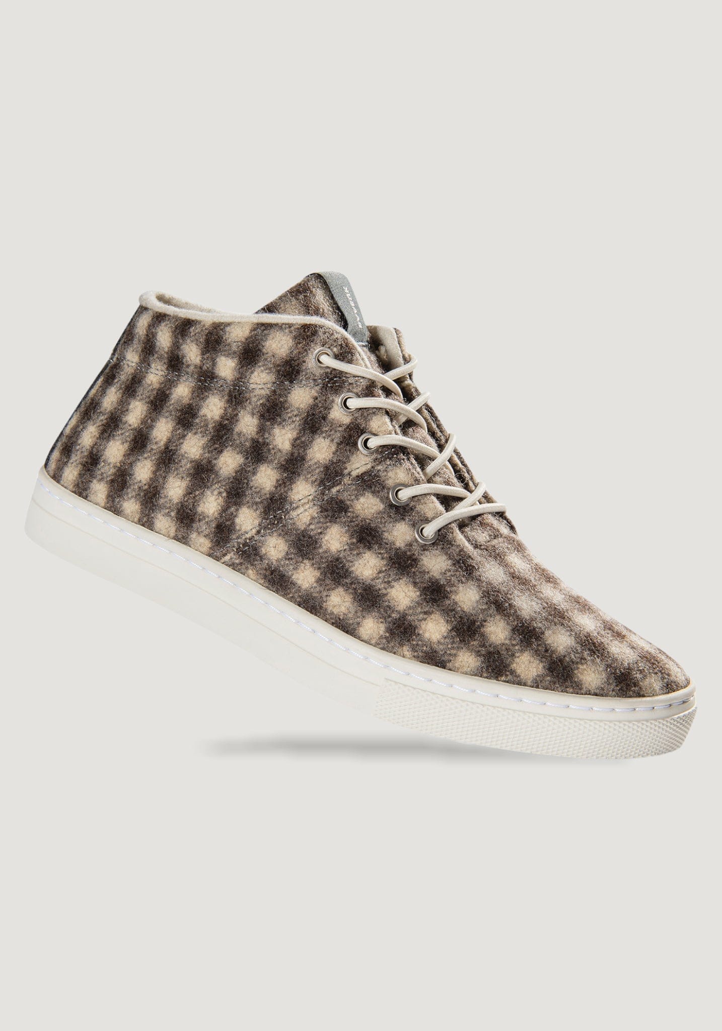 Winter Sneakers lână - Sky Wooler Checkerboard Baabuk HipHip.ro